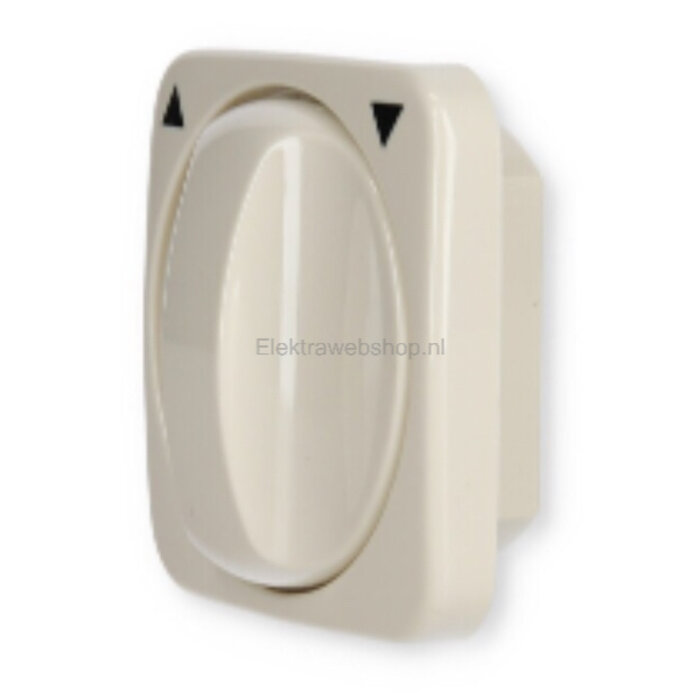 Busch-Jaeger Busch-Jaeger knop rolluikschakelaar (draai) Wit (creme) 2542 DR-212