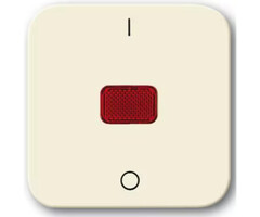 Busch-Jaeger Busch-Jaeger bedieningswip met lens wit (creme) 2508-212-500