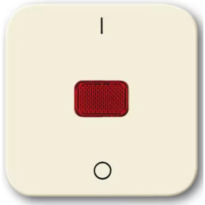 Busch-Jaeger Busch-Jaeger bedieningswip met lens wit (creme) 2508-212-500