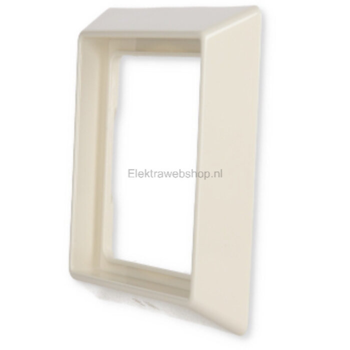 Busch-Jaeger Busch-Jaeger 1-voudig afdekraam voor wandcontactdoos spatwaterdicht wit (creme) 2101-32