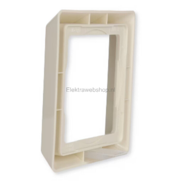 Busch-Jaeger Busch-Jaeger 1-voudig afdekraam voor wandcontactdoos spatwaterdicht wit (creme) 2101-32