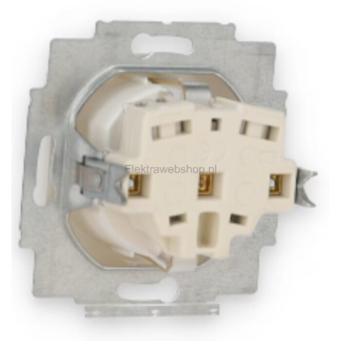 Busch-Jaeger Busch-Jaeger wandcontactdoos + randaarde 1V alpinwit (hagelwit) 20 EUC-214-503