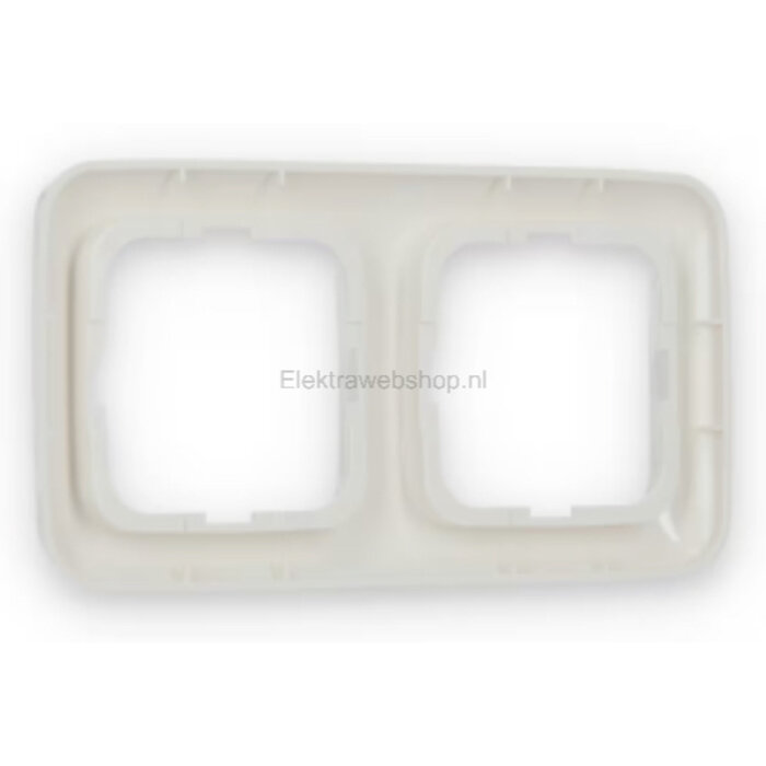 Busch-Jaeger Busch-Jaeger afdekraam 2 voudig Standaard alpinwit (hagelwit) 2512-214