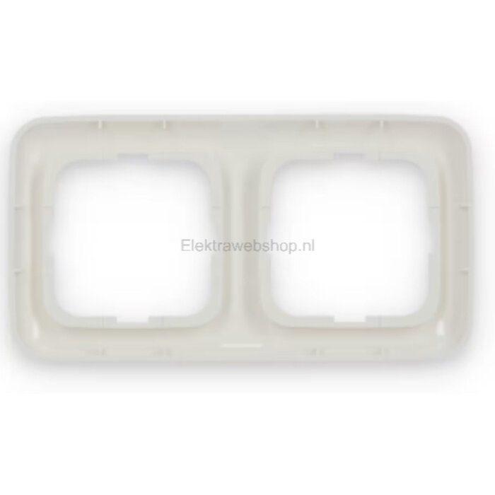 Busch-Jaeger Busch-Jaeger afdekraam 2 voudig Standaard alpinwit (hagelwit) 2512-214