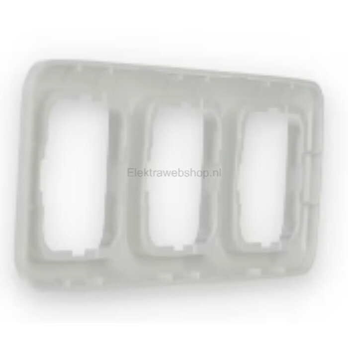 Busch-Jaeger Busch-Jaeger afdekraam 3 voudig Standaard alpinwit (hagelwit) 2513-214