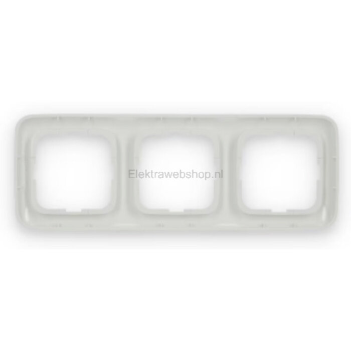 Busch-Jaeger Busch-Jaeger afdekraam 3 voudig Standaard alpinwit (hagelwit) 2513-214