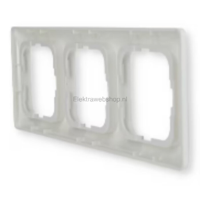 Busch-Jaeger Busch-Jaeger 3-voudig afdekraam Reflex SI Linear alpinwit (hagelwit) 2513-214K-102