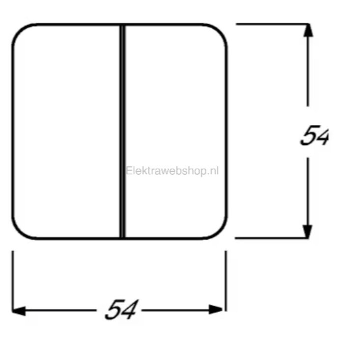 Busch-Jaeger Busch-Jaeger bedieningswip serie/wissel-wissel alpinwit (hagelwit) 2505-214