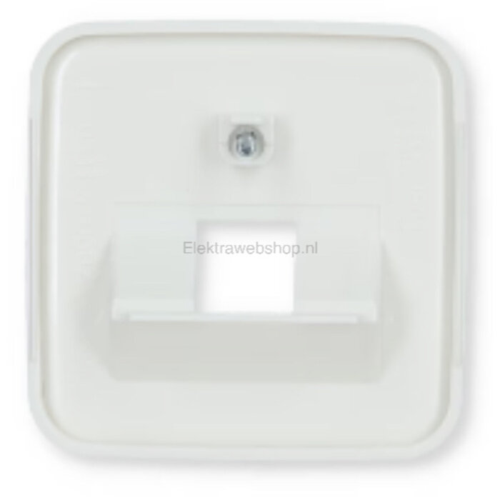 Busch-Jaeger Busch-Jaeger afdekplaat 1xRJ45 / RJ11 Alpinwit (hagelwit) 1803-214