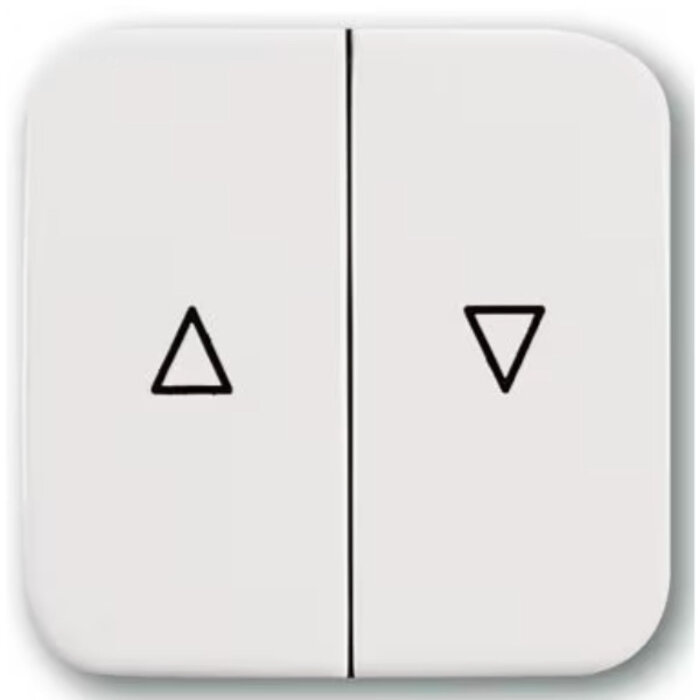 Busch-Jaeger Busch-Jaeger bedieningswip rolluikschakelaar druk alpinwit (hagelwit) 2504-214