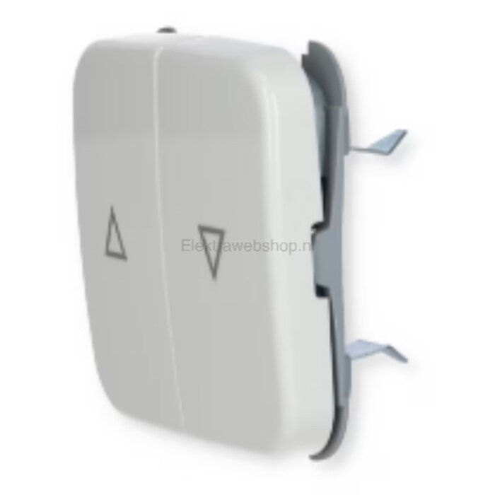 Busch-Jaeger Busch-Jaeger bedieningswip rolluikschakelaar druk alpinwit (hagelwit) 2504-214