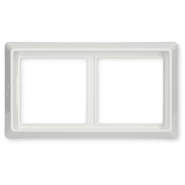 Busch-Jaeger Busch-Jaeger 2-voudig afdekraam voor wandcontactdoos spatwaterdicht alpinwit (hagelwit) 2102-34