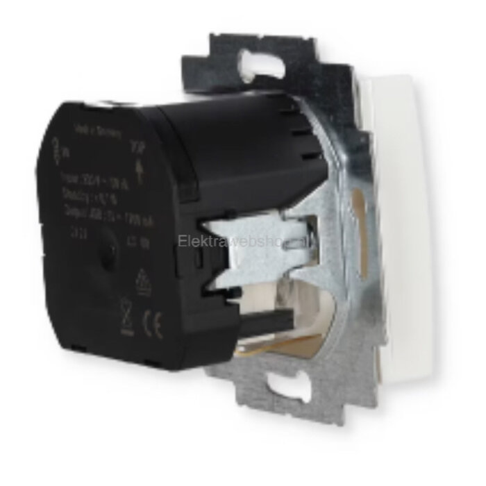 Busch-Jaeger Busch-Jaeger balance Wandcontactdoos kinderveilig + USB-Lader alpinwit (hagelwit) 20 EUCBUSB-914