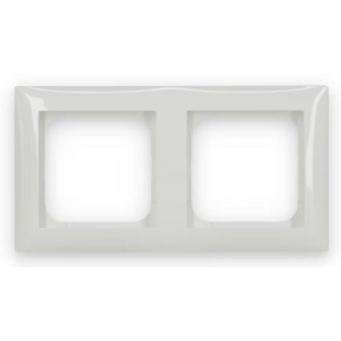 Busch-Jaeger Busch-Jaeger balance 2-voudig afdekraam alpinwit (hagelwit) 1722-914