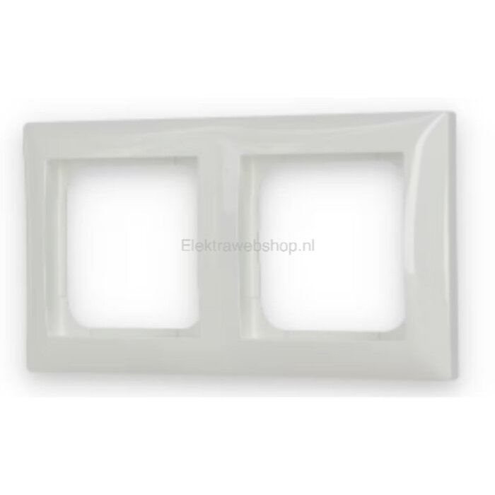 Busch-Jaeger Busch-Jaeger balance 2-voudig afdekraam alpinwit (hagelwit) 1722-914