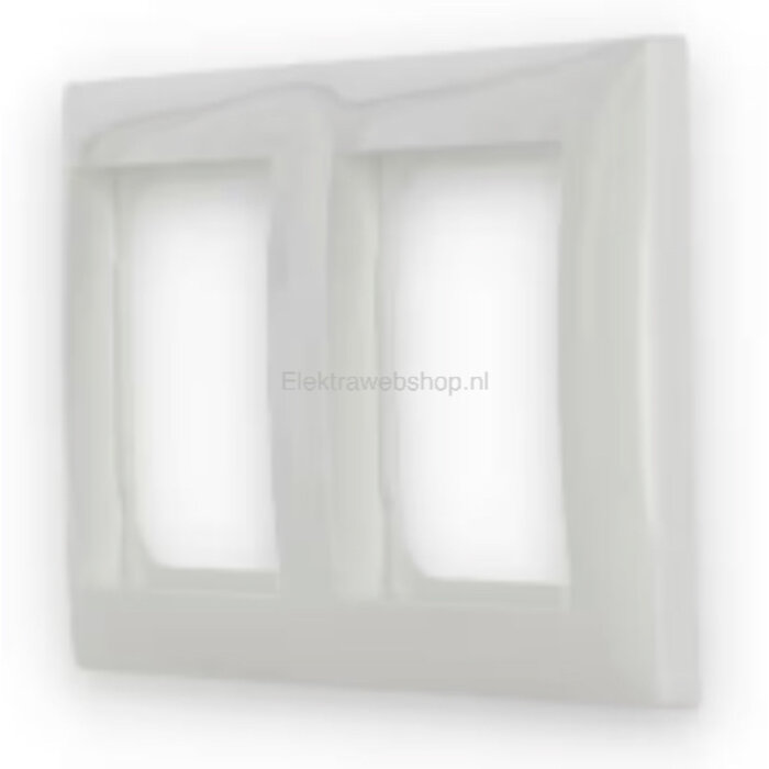 Busch-Jaeger Busch-Jaeger balance 2-voudig afdekraam alpinwit (hagelwit) 1722-914