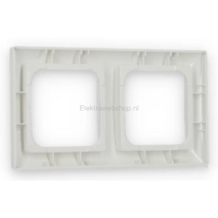 Busch-Jaeger Busch-Jaeger balance 2-voudig afdekraam alpinwit (hagelwit) 1722-914