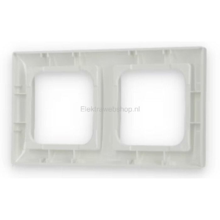 Busch-Jaeger Busch-Jaeger balance 2-voudig afdekraam alpinwit (hagelwit) 1722-914