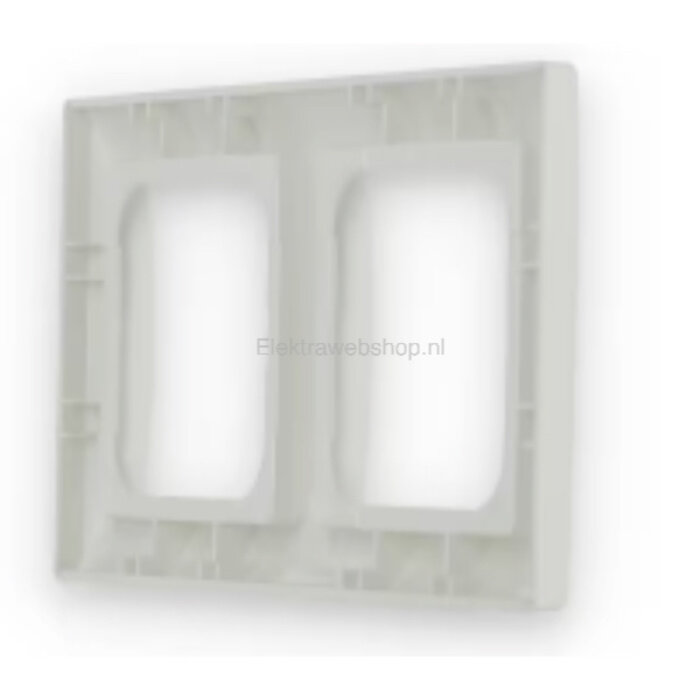 Busch-Jaeger Busch-Jaeger balance 2-voudig afdekraam alpinwit (hagelwit) 1722-914