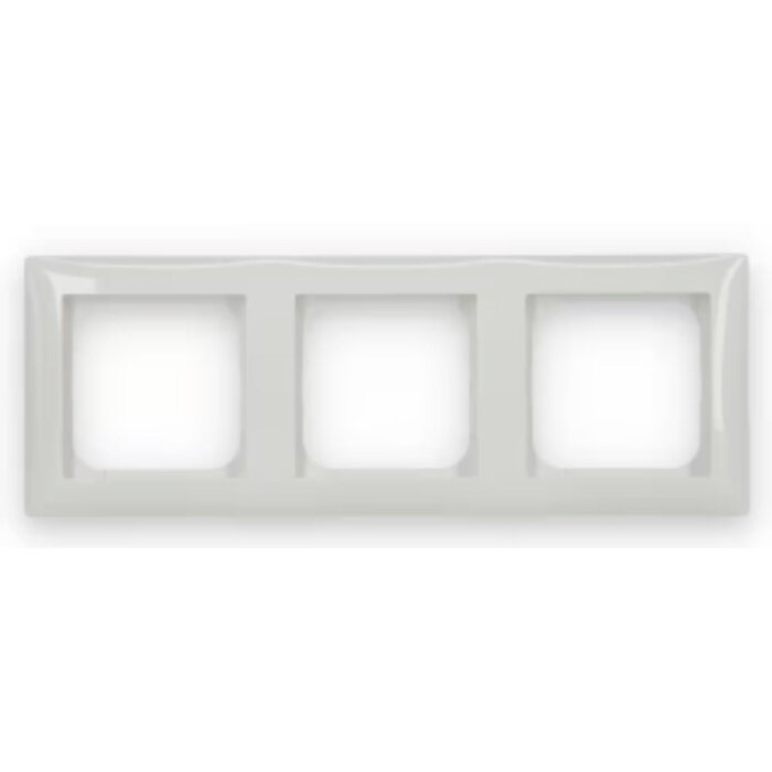 Busch-Jaeger Busch-Jaeger balance 3-voudig afdekraam alpinwit (hagelwit) 1723-914