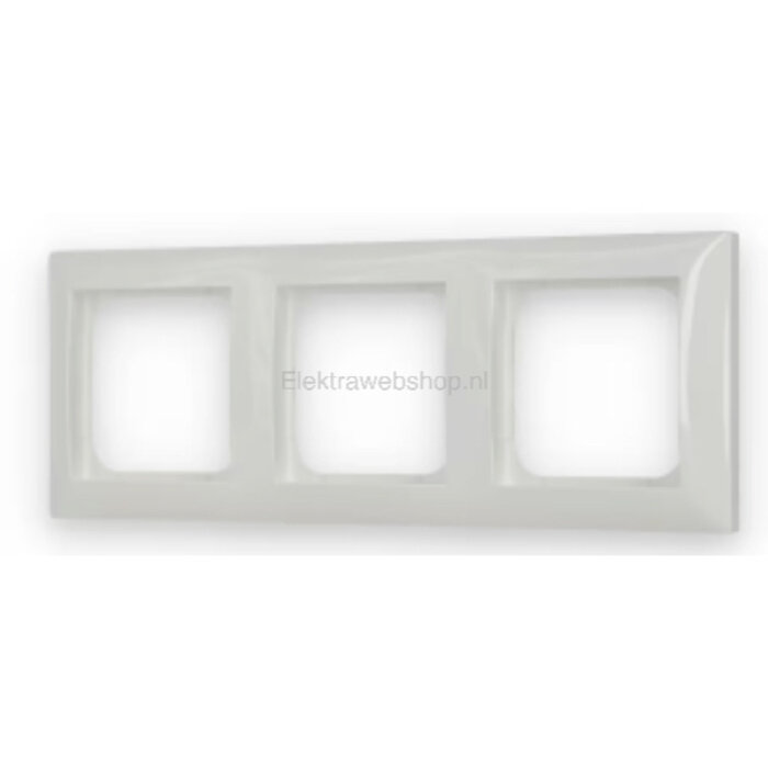 Busch-Jaeger Busch-Jaeger balance 3-voudig afdekraam alpinwit (hagelwit) 1723-914