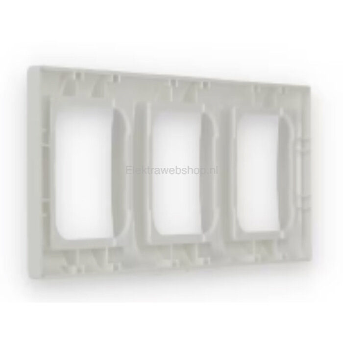 Busch-Jaeger Busch-Jaeger balance 3-voudig afdekraam alpinwit (hagelwit) 1723-914