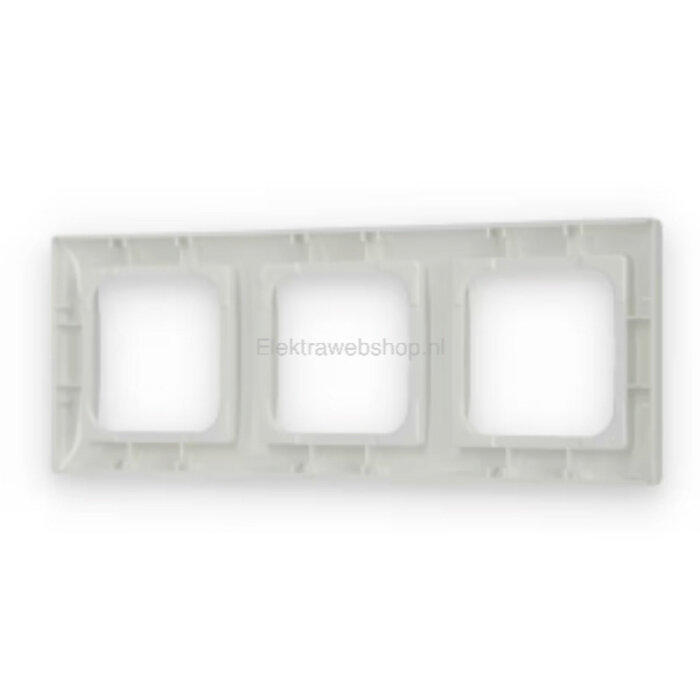 Busch-Jaeger Busch-Jaeger balance 3-voudig afdekraam alpinwit (hagelwit) 1723-914