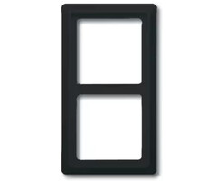 Busch-Jaeger Busch-Jaeger 2-voudig afdekraam voor wandcontactdoos spatwaterdicht antraciet 2102-35