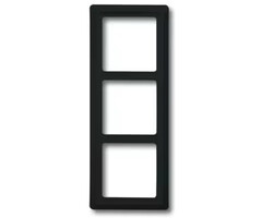 Busch-Jaeger Busch-Jaeger 3-voudig afdekraam voor wandcontactdoos spatwaterdicht antraciet 2103-35