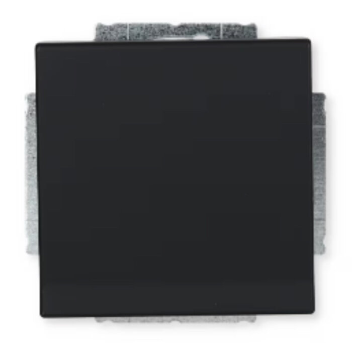 Busch-Jaeger Busch-Jaeger Wandcontactdoos met randaarde klapdeksel 1V Future Linear Zwart MAT 20 EUK-885