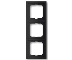 Busch-Jaeger Busch-Jaeger Future Linear 3-voudig afdekraam MAT Zwart 1723-885K