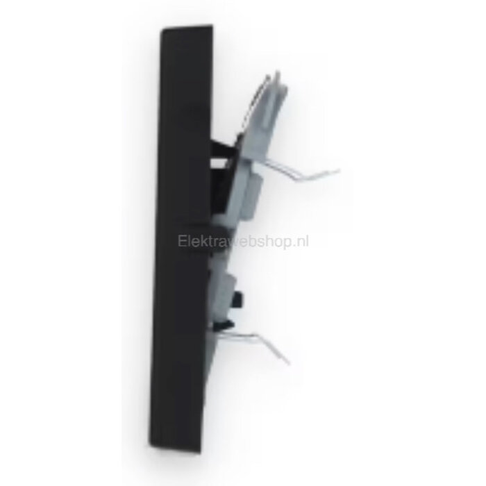 Busch-Jaeger Busch-Jaeger Future Linear bedieningswip wissel/kruis MAT Zwart 1786-885