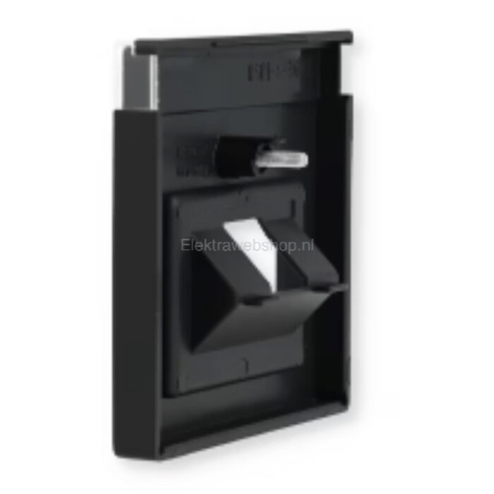 Busch-Jaeger Busch-Jaeger Future Linear afdekplaat 1xRJ45/ RJ11 MAT Zwart 1803-885