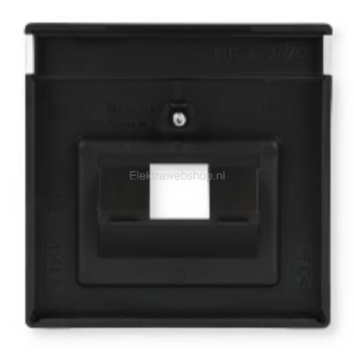 Busch-Jaeger Busch-Jaeger Future Linear afdekplaat 1xRJ45/ RJ11 MAT Zwart 1803-885