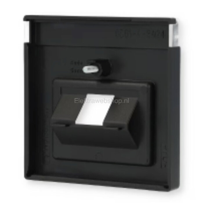 Busch-Jaeger Busch-Jaeger Future Linear afdekplaat 1xRJ45/ RJ11 MAT Zwart 1803-885