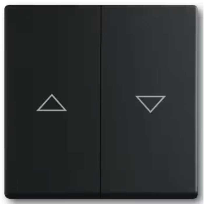 Busch-Jaeger Busch-Jaeger Future Linear bedieningswip rolluikschakelaar MAT Zwart 1785 JA-885