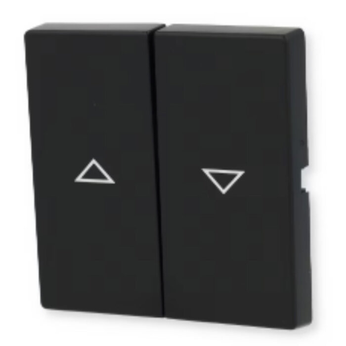 Busch-Jaeger Busch-Jaeger Future Linear bedieningswip rolluikschakelaar MAT Zwart 1785 JA-885