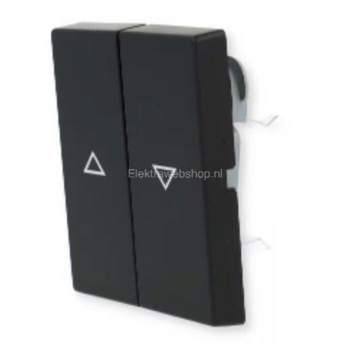 Busch-Jaeger Busch-Jaeger Future Linear bedieningswip rolluikschakelaar MAT Zwart 1785 JA-885