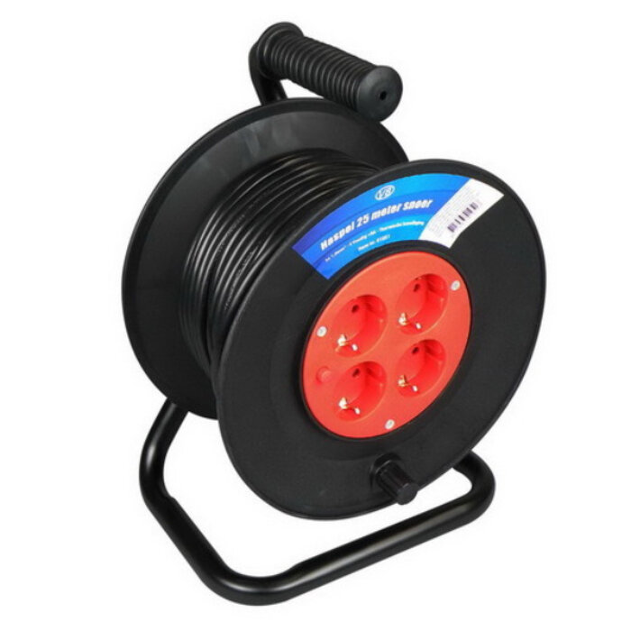 VB Extend VB Extend Haspel 25 meter 4v 3x1,0mm² + ra rood
