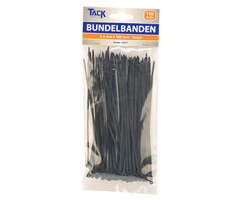 Tack Bundelbandjes 2,5 x 160mm 100st zwart