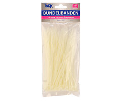 Tack Tack Bundelbandjes 2,5 x 160mm 100st transparant