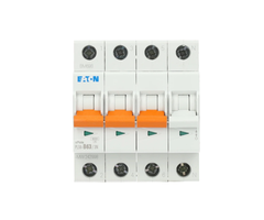 Eaton Eaton installatieautomaat B karakteristiek 63a 4P 3 beveiligd incl nul - 242998