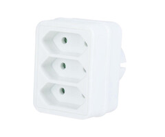 VB Extend VB Extend Euro stopcontact splitter 3 voudig wit verticaal