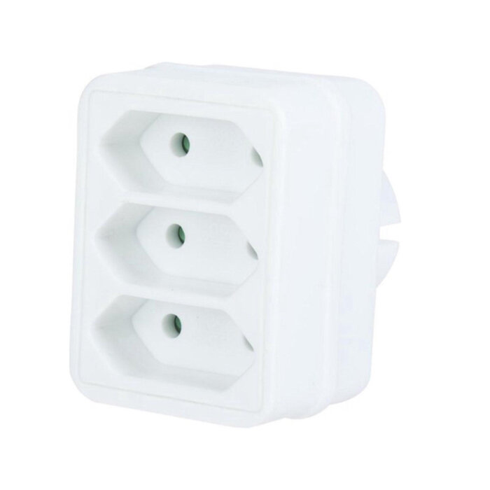 VB Extend VB Extend Euro stopcontact splitter 3 voudig wit verticaal