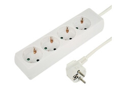 VB Extend VB Extend Tafelcontactdoos 4 voudig + RA 3 meter 3x1.0mm² wit - 41314