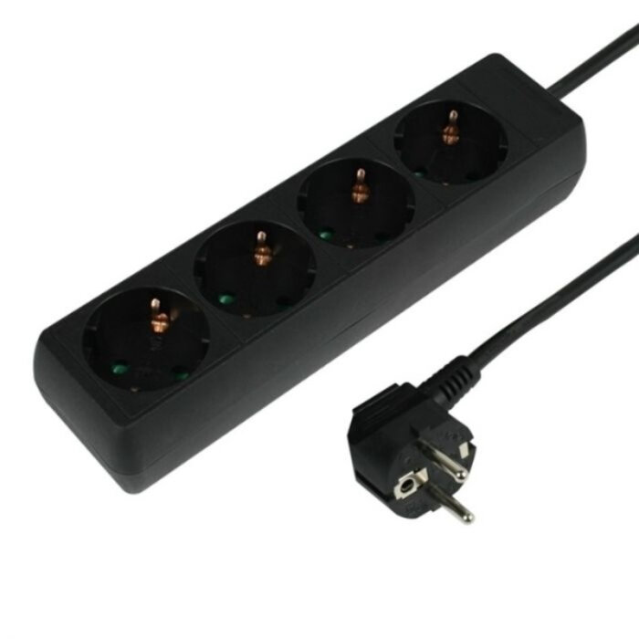 VB Extend VB Extend Tafelcontactdoos 4 voudig + RA 1,5 meter 3x1.5mm² zwart - 41153