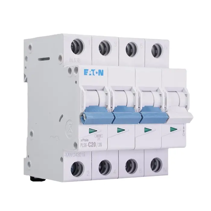 Eaton Eaton installatieautomaat C karakteristiek 16a 4P 3 beveiligd incl nul - 243019