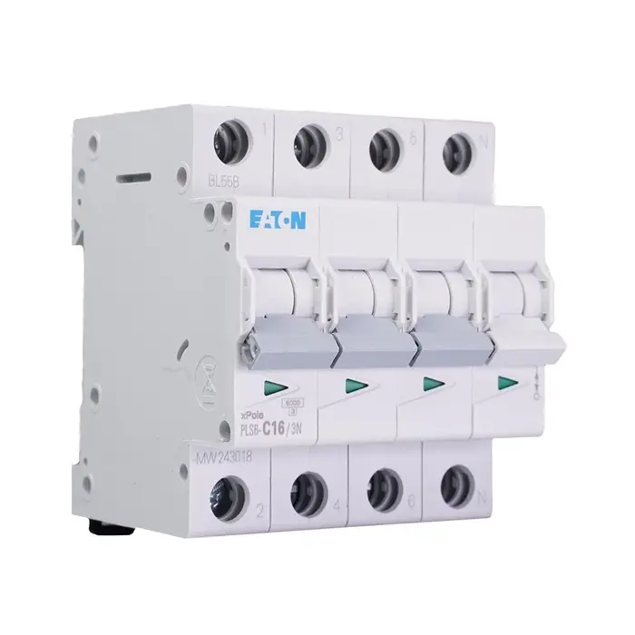 Eaton Eaton installatieautomaat C karakteristiek 16a 4P 3 beveiligd incl nul - 243018