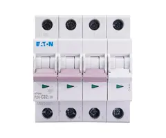 Eaton Eaton installatieautomaat C karakteristiek 32a 4P 3 beveiligd incl nul - 243021
