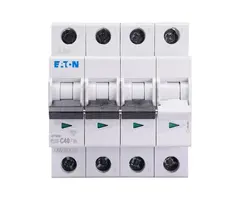 Eaton Eaton installatieautomaat C karakteristiek 40a 4P 3 beveiligd incl nul - 243022